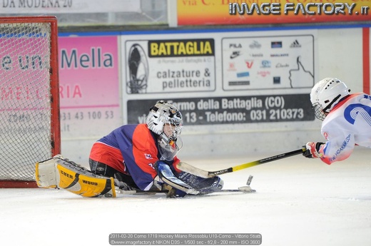 2011-02-20 Como 1719 Hockey Milano Rossoblu U10-Como - Vittorio Stiatti